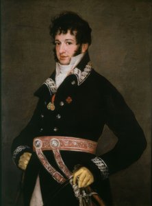 École espagnole. Général Palafox. Général Palafox. Zumaya, musée Zuloaga. Province de Guipuzcoa, Espagne. Artiste : FRANCISCO DE GOYA. Lieu : ESPACIO CULTURAL IGNACIO ZULOAGA, ZUMAIA, GUIPUZCOA - Francisco de Goya